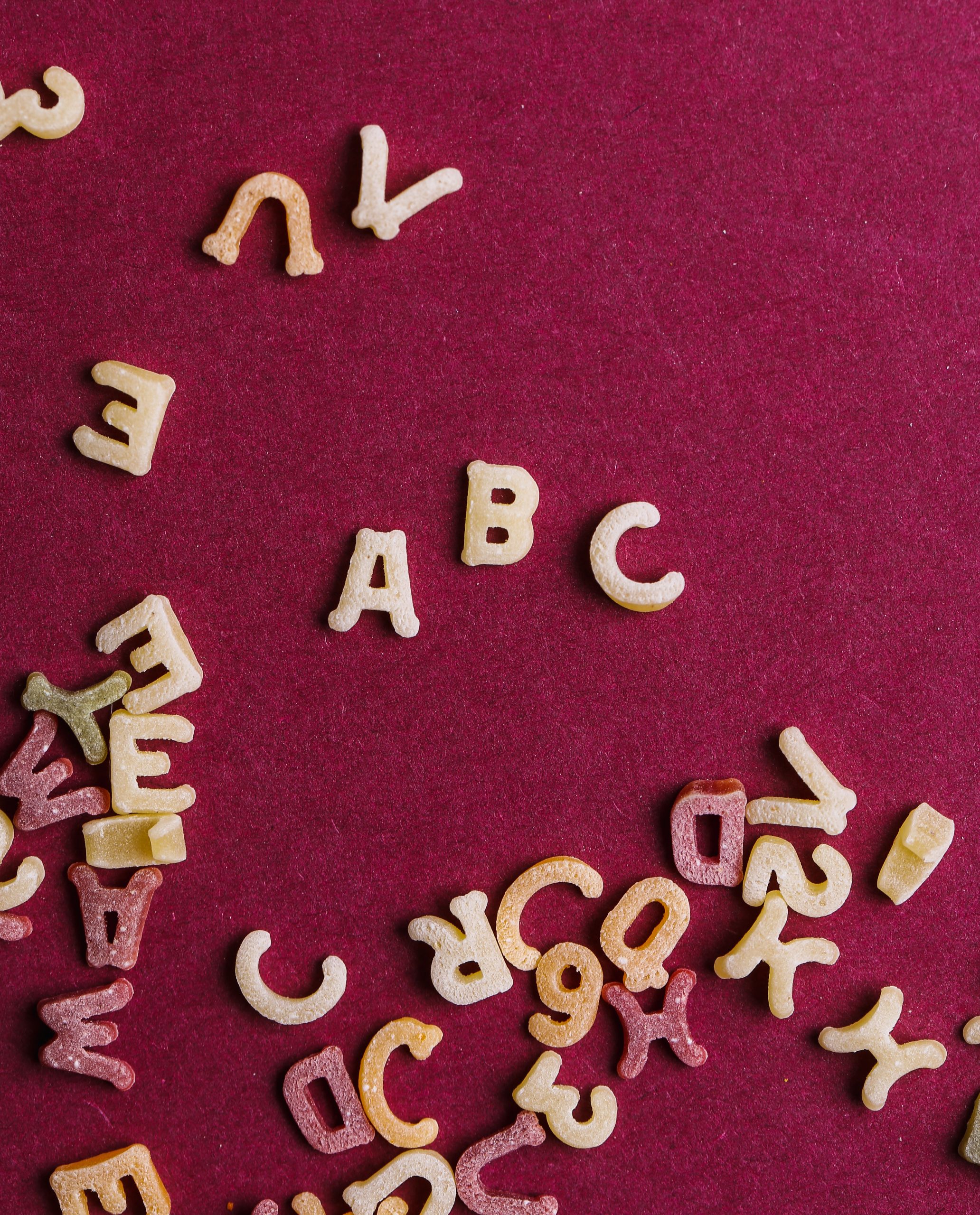 Pasta Letters